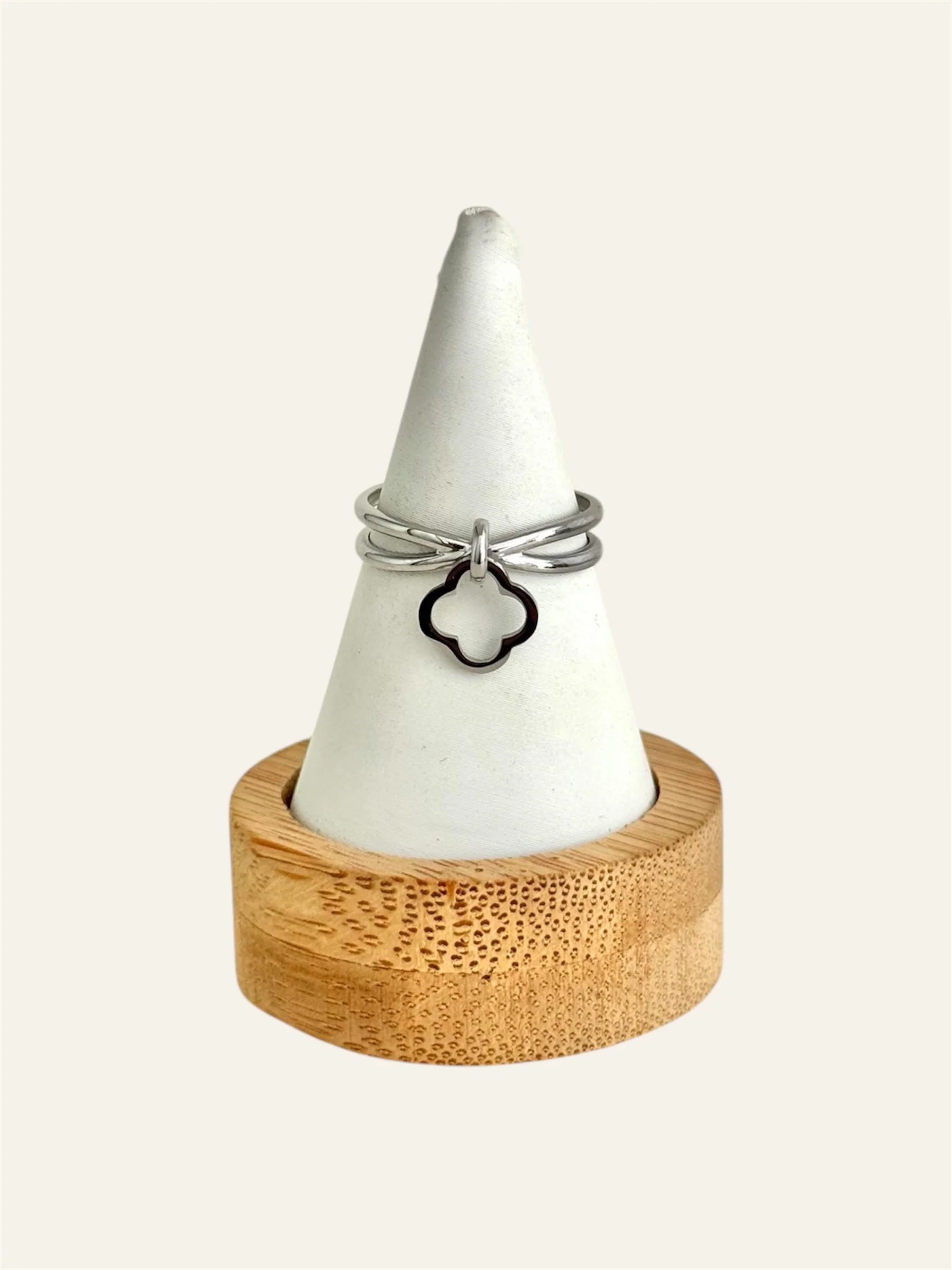 Bague FLORA acier inox - Image 2