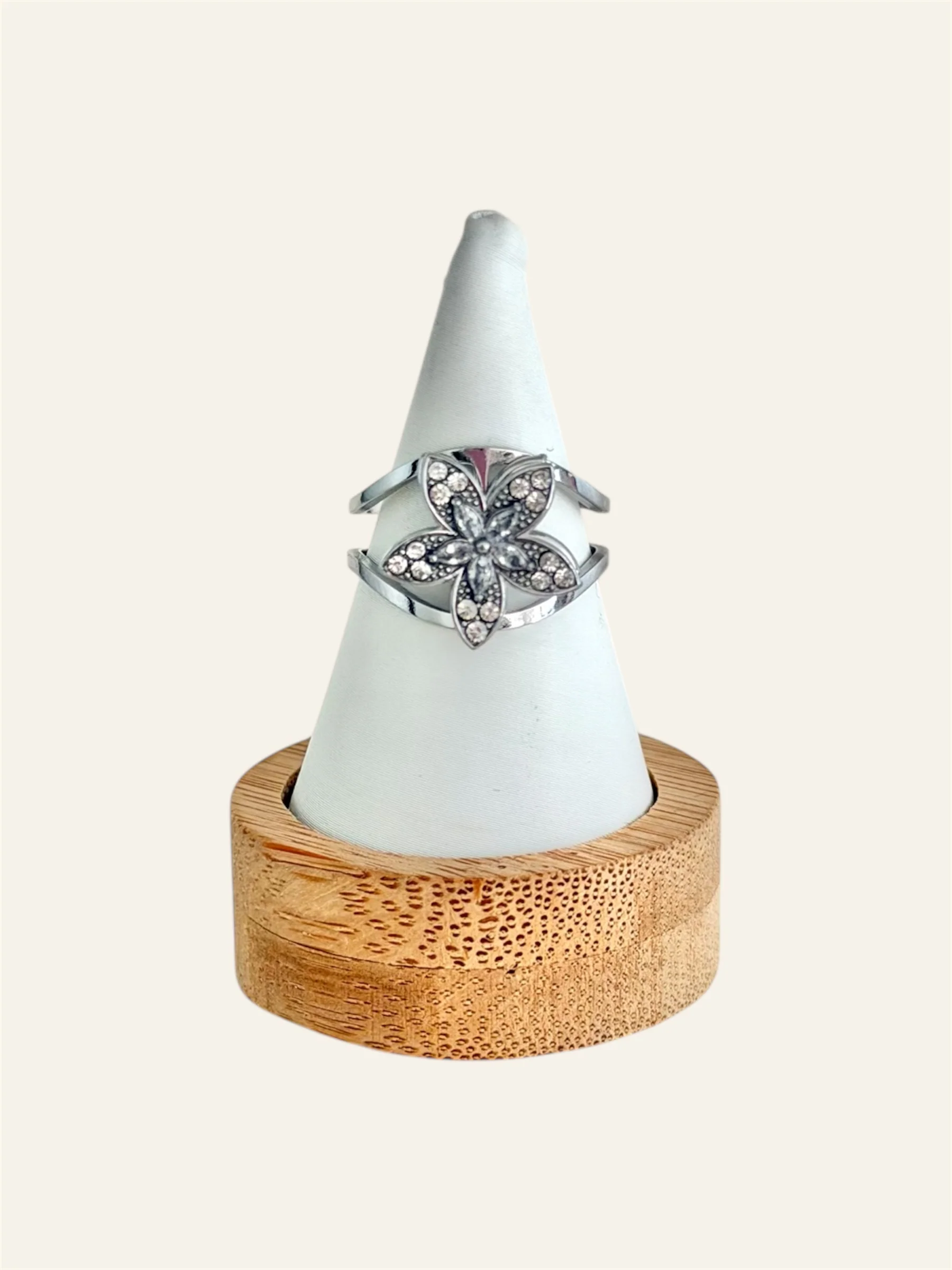 Bague JASMINE acier inox (anti-stress) - Image 2