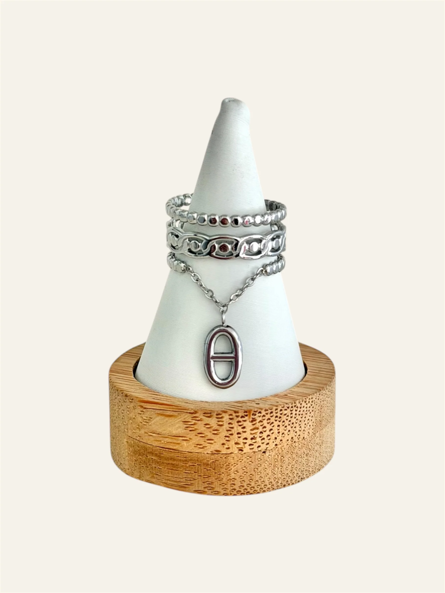 Bague CHLOÉ acier inox - Image 2