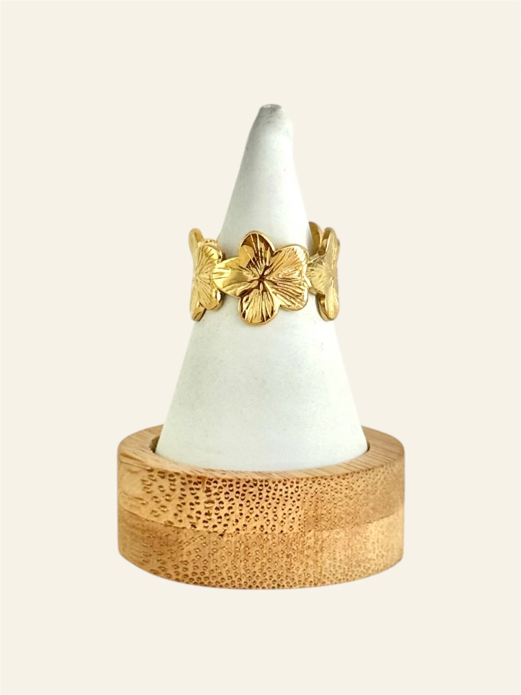 Bague MOANA acier inox