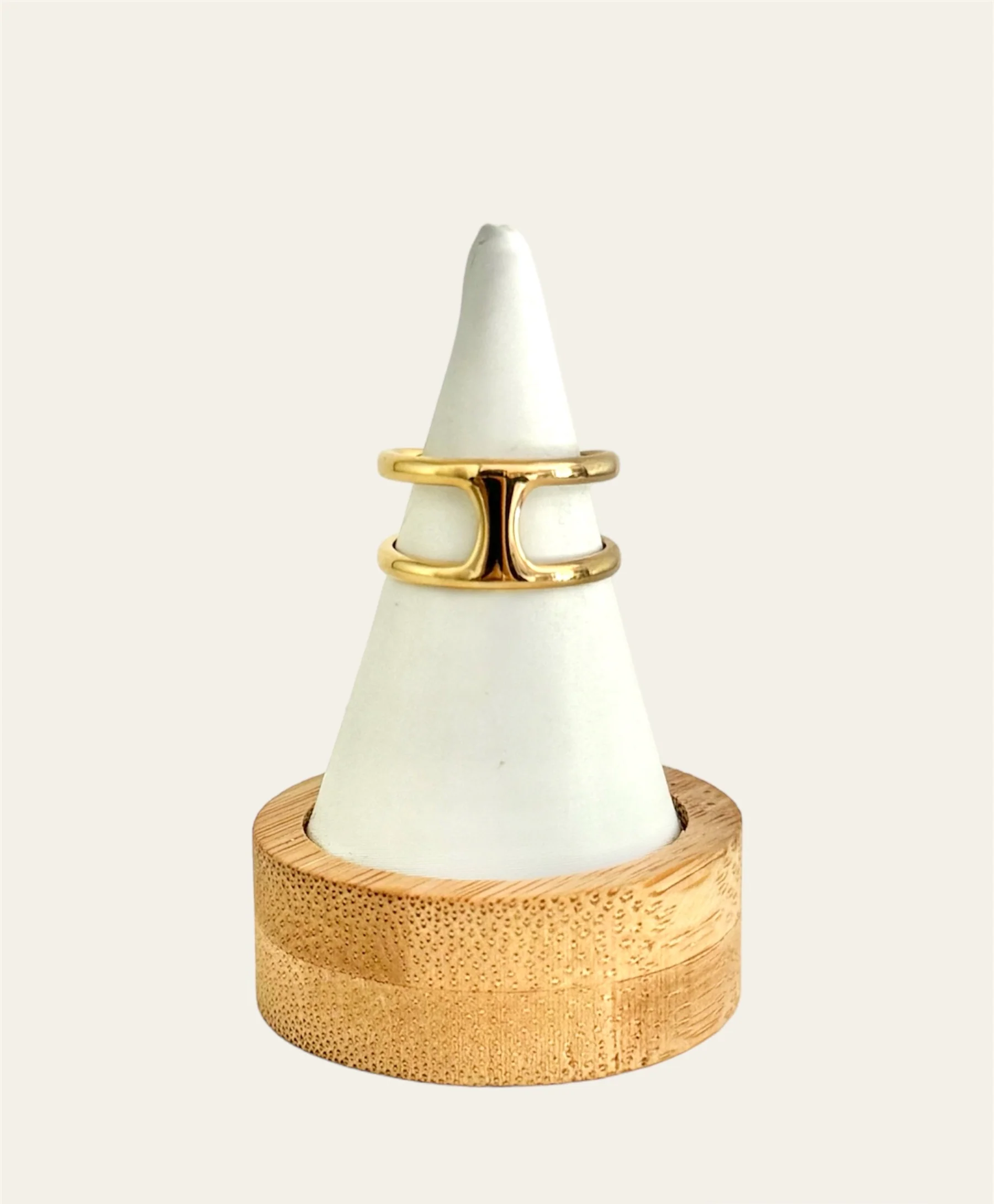 Bague YAËLLE acier inox