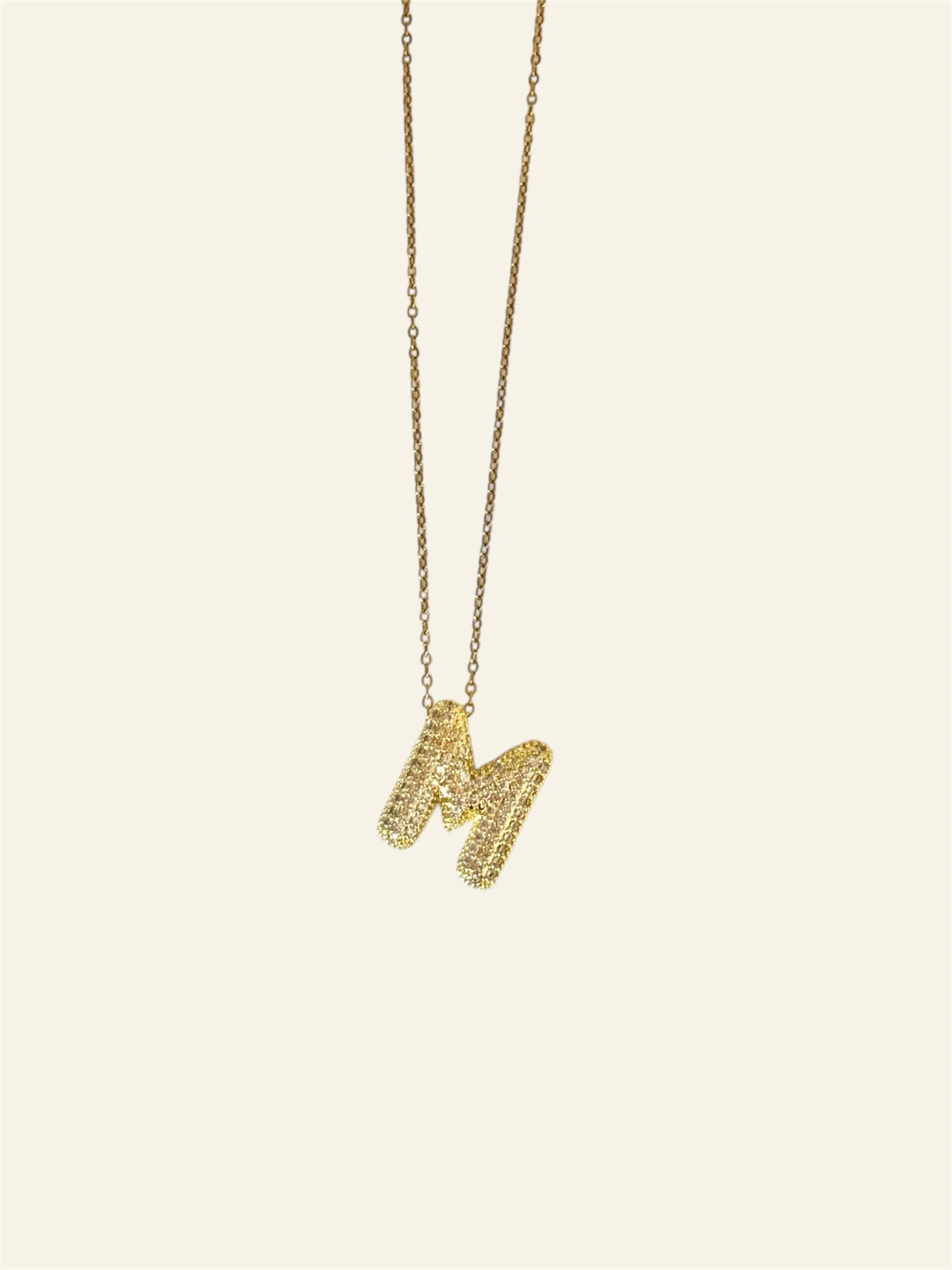 Collier LETTRE STRASS - Image 15