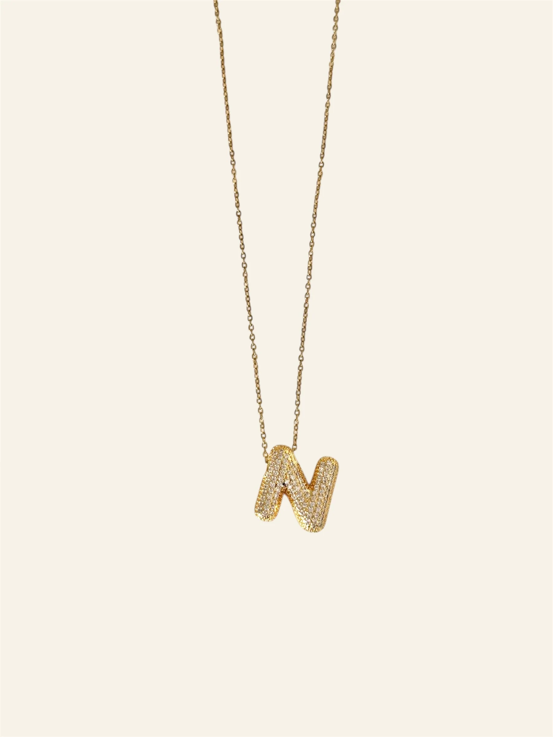 Collier LETTRE STRASS - Image 16
