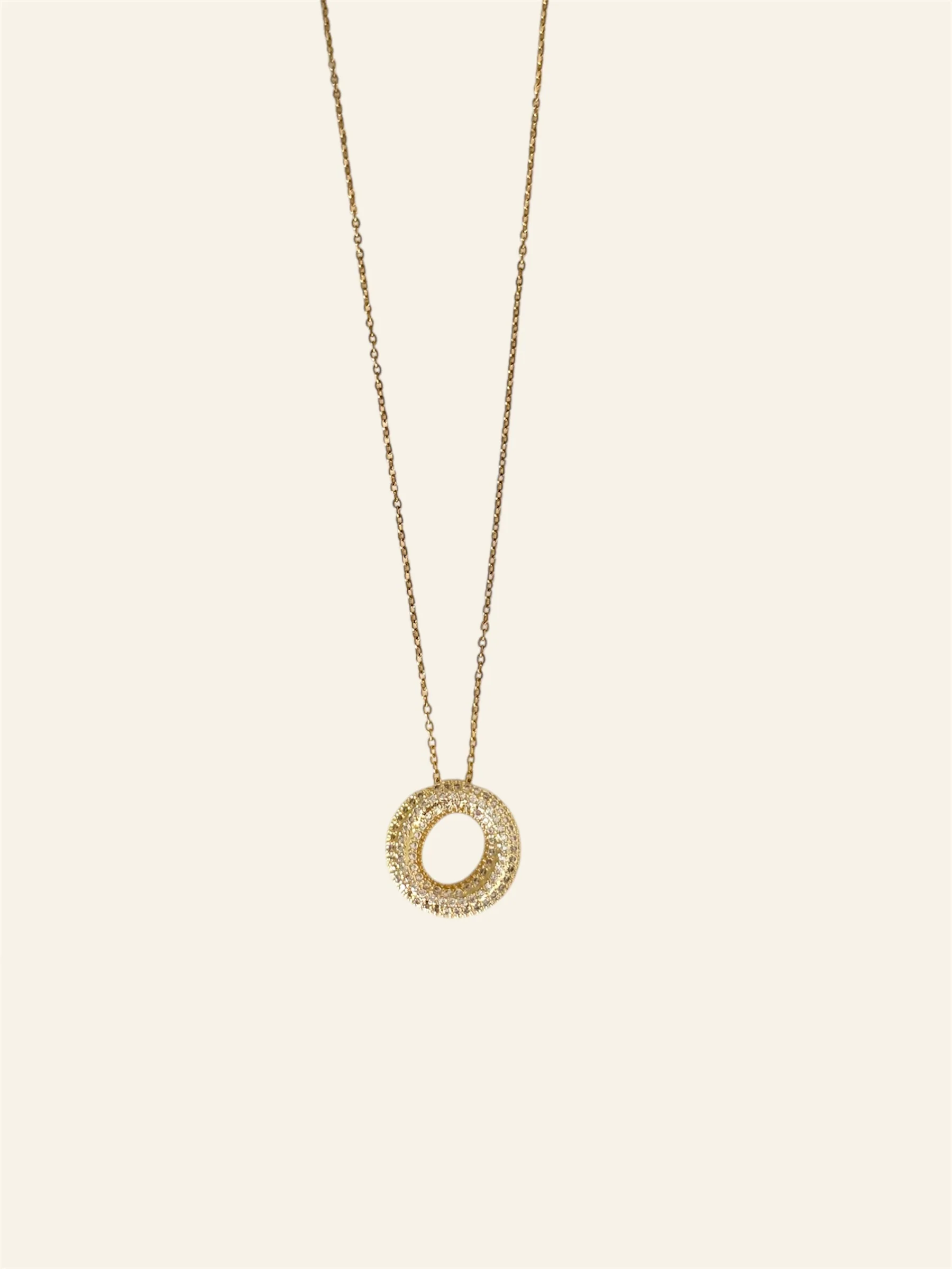 Collier LETTRE STRASS - Image 17