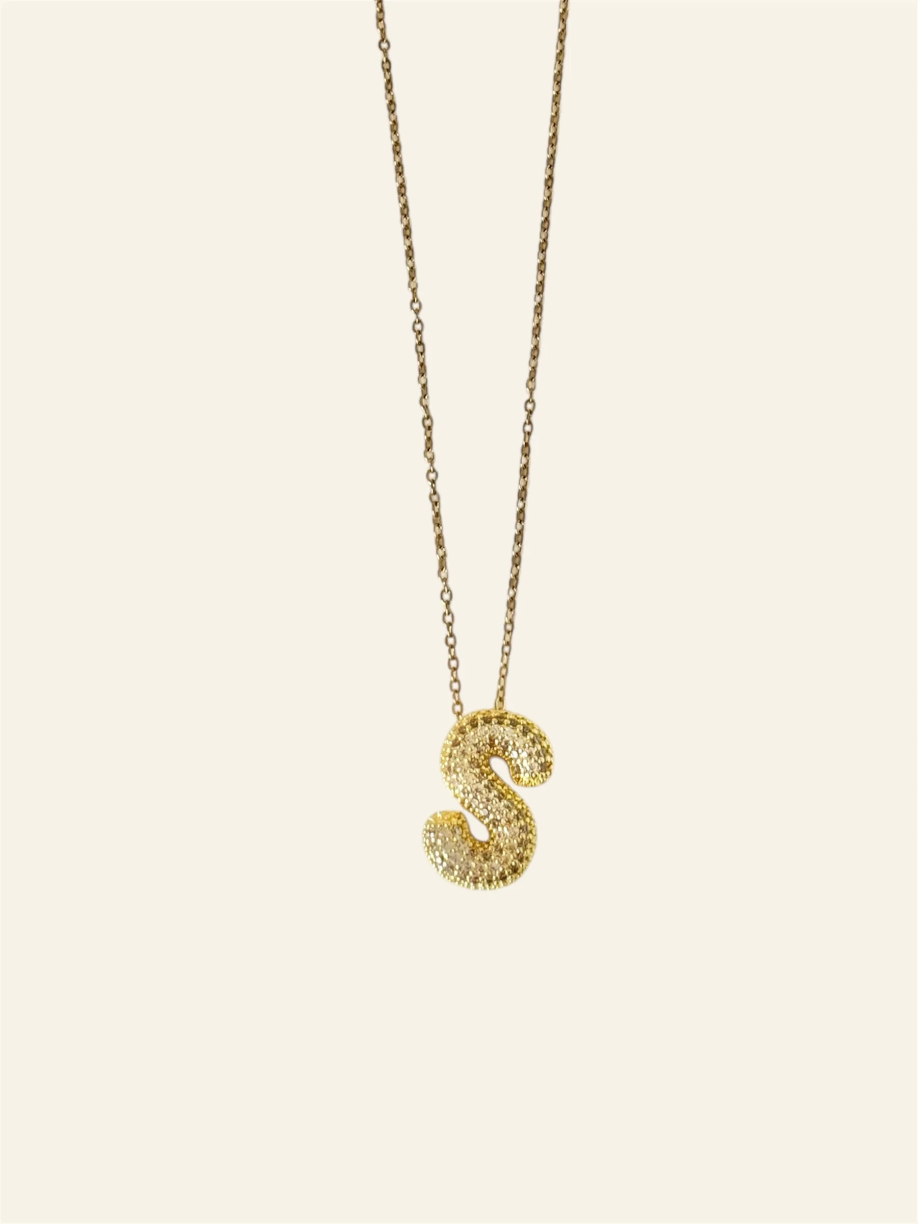 Collier LETTRE STRASS - Image 21
