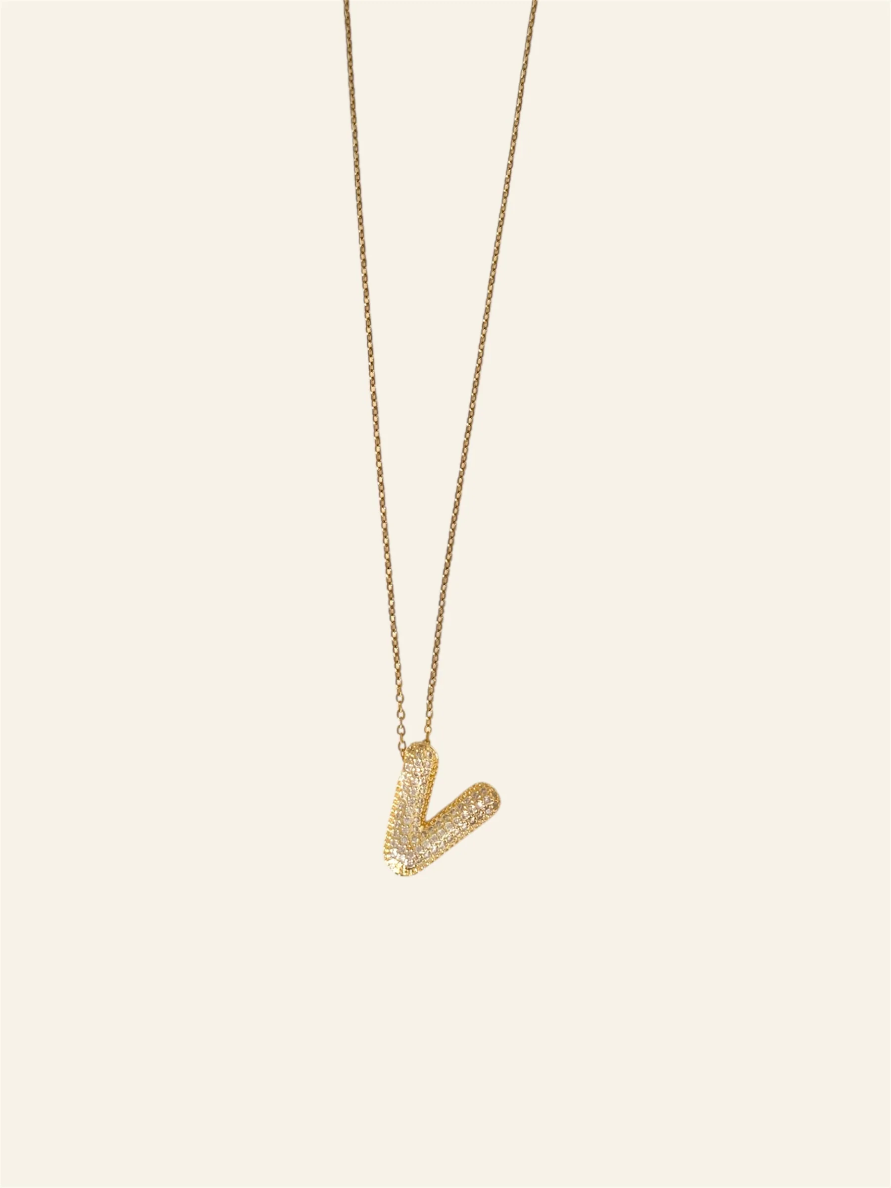 Collier LETTRE STRASS - Image 24