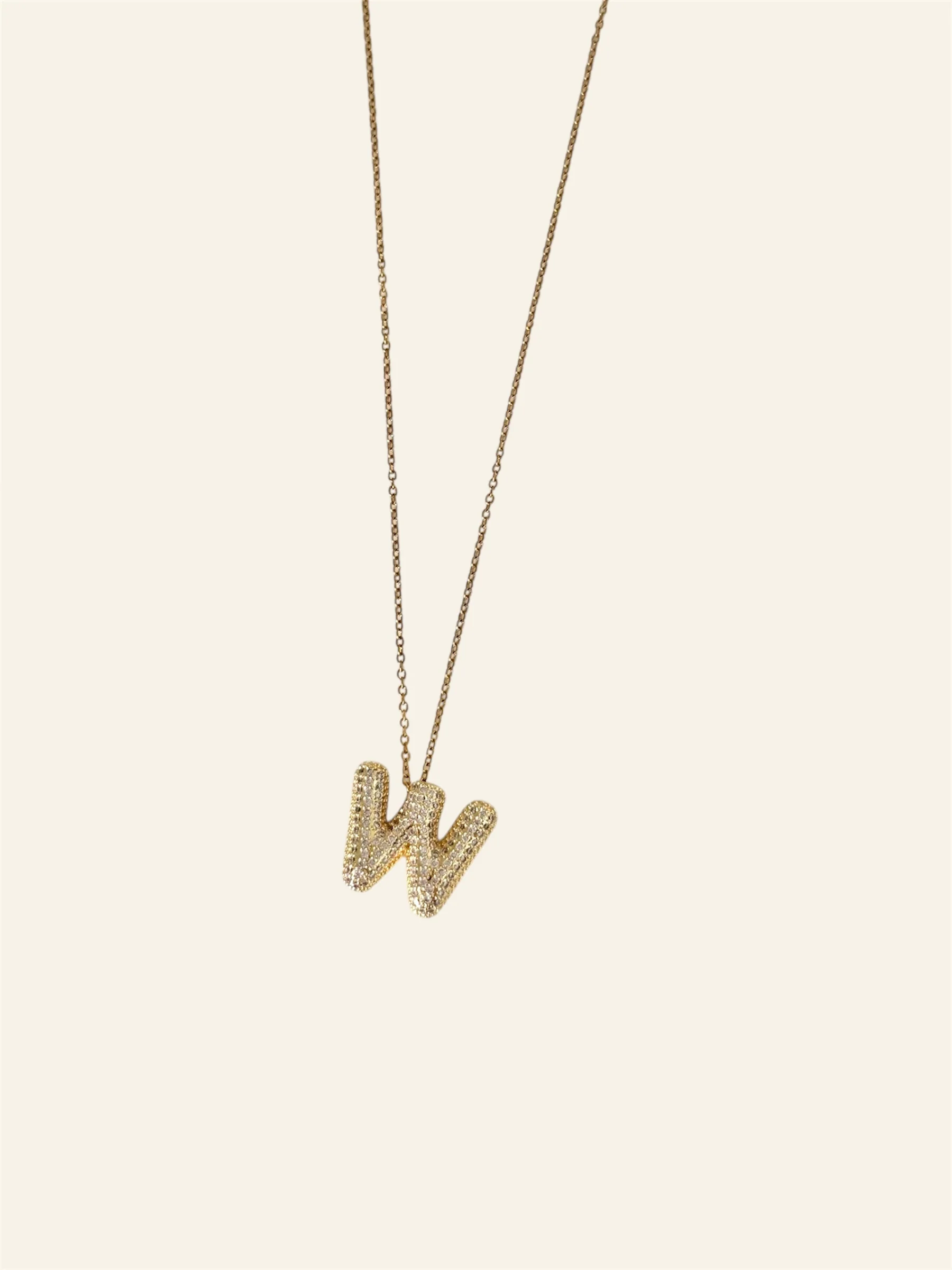 Collier LETTRE STRASS - Image 25