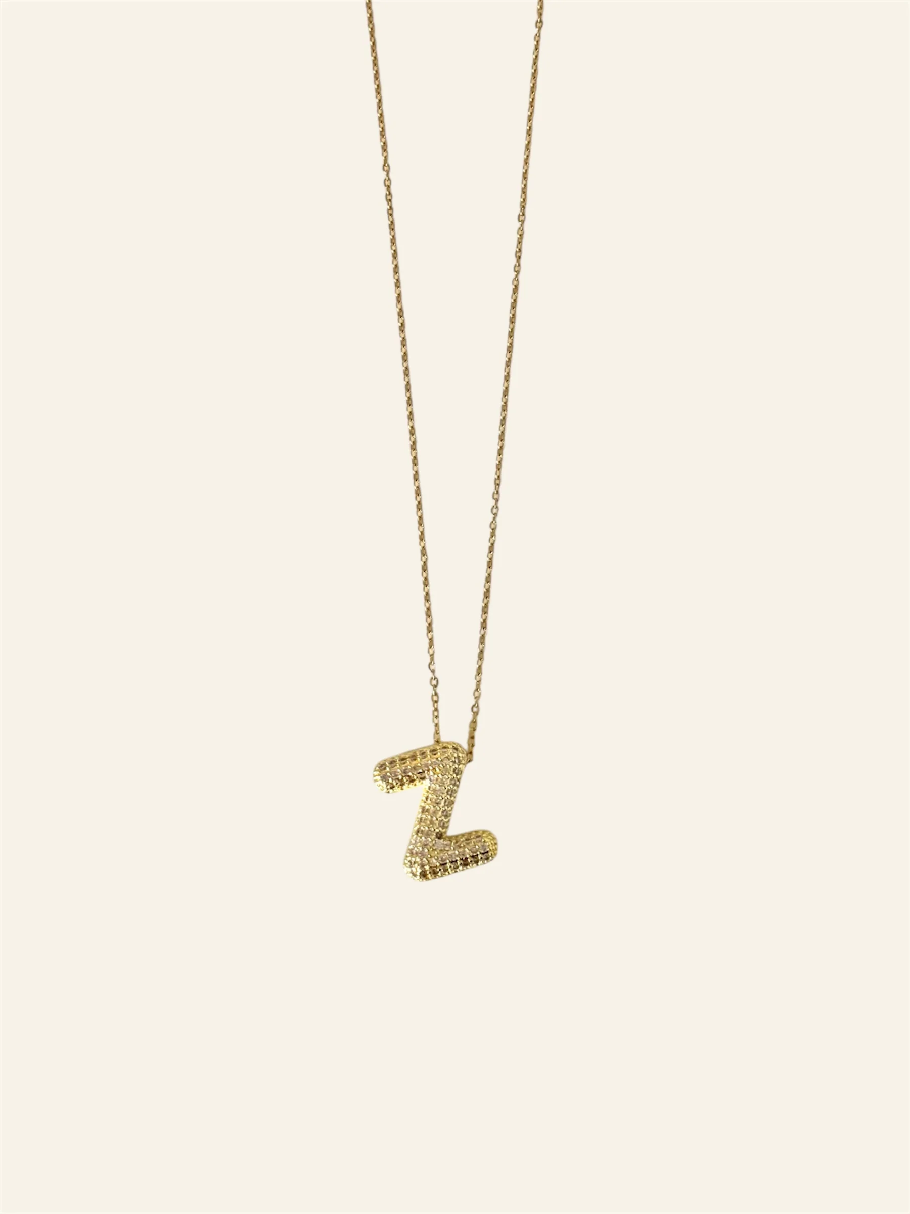 Collier LETTRE STRASS - Image 27