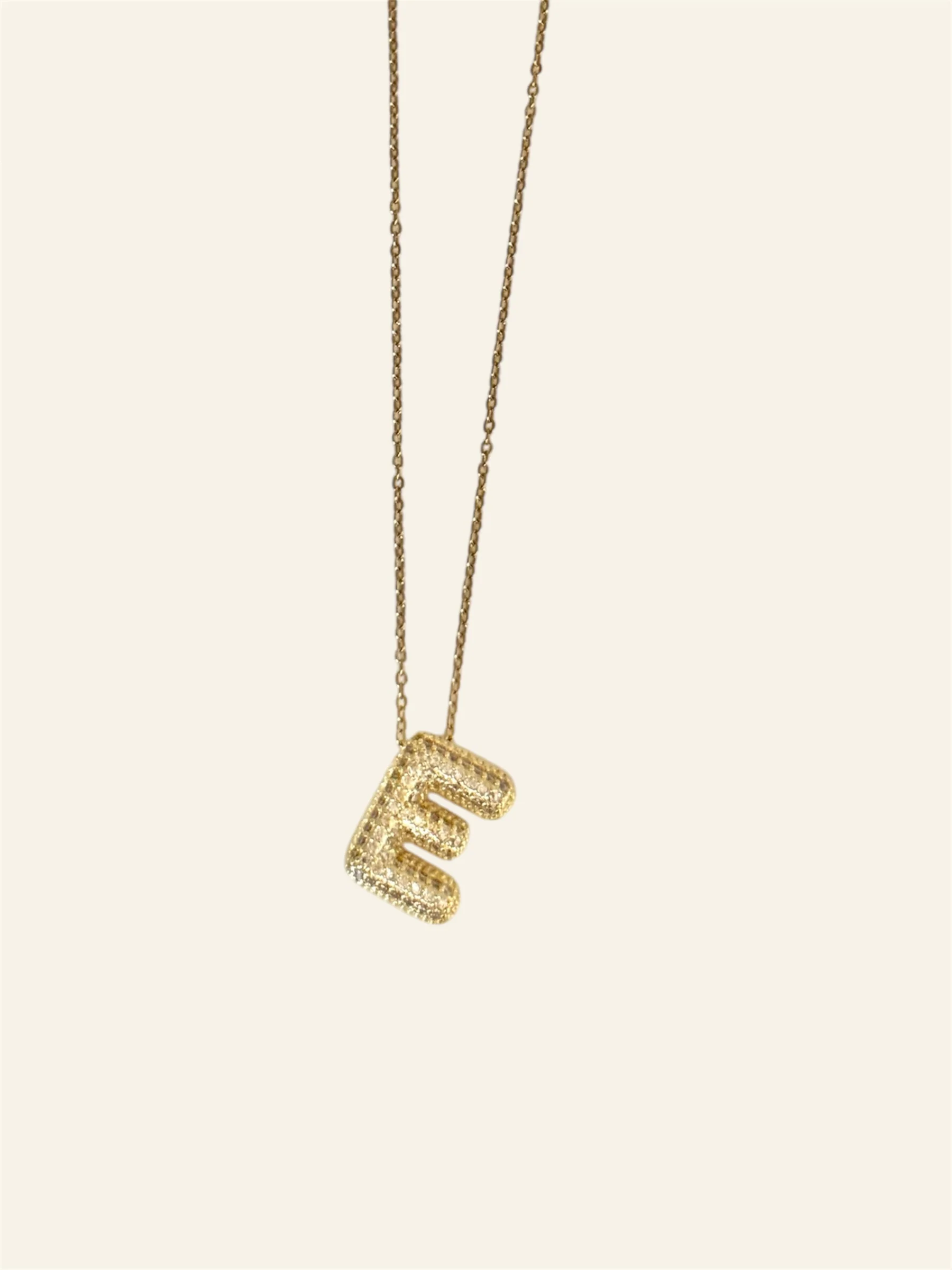 Collier LETTRE STRASS - Image 7